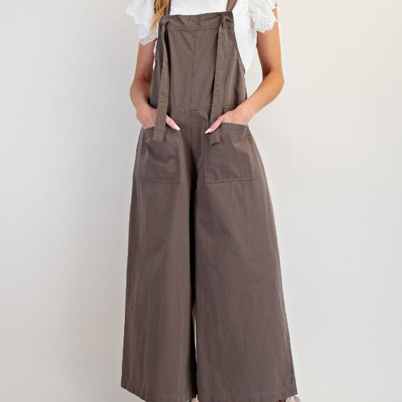 Easel Los Angeles Pants - Stylish Brown Jumpsuit for Women